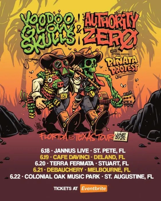 Show: Voodoo Glow SKulls & Authority Zero Florida & Texas&nbsp;Tour